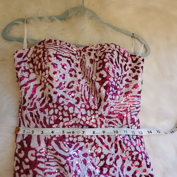 strapless corset prom dress w/backless option 4 - Picture 8 of 8